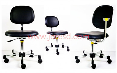 洁迪防静电皮革工作椅 深圳厂家直销，专业办公优选